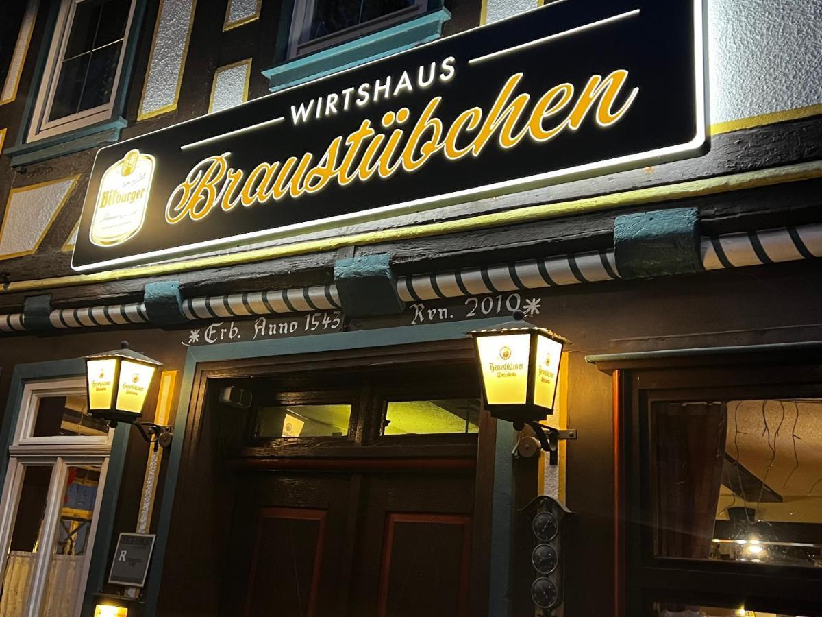 Отель Gaststaette Braustuebchen Шлиц Экстерьер фото